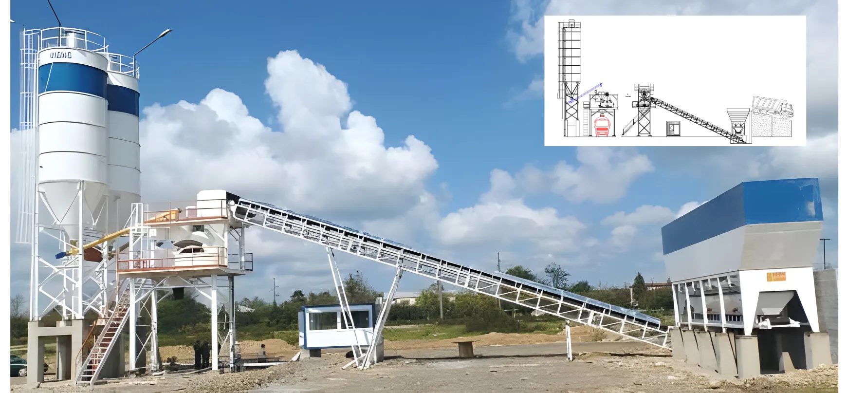 BS 60 Stationary Concrete Batching Plants