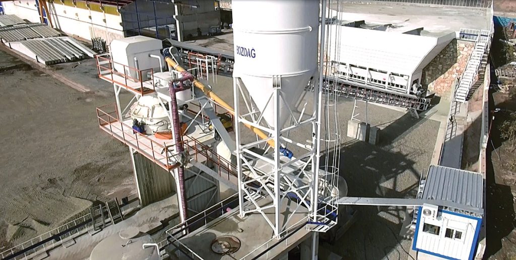 Precast concrete elements production